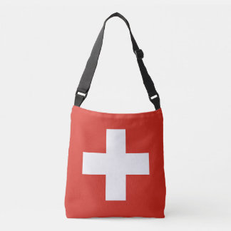 Die Schweiz-Flagge Tragetaschen Mit Langen Trägern
