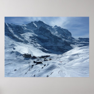 Die Schweiz Jungfrau, Kleine Scheidegg Poster