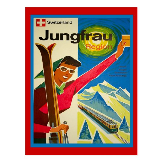 Die Schweiz Jungfrau Region Postkarte Zazzle Ch