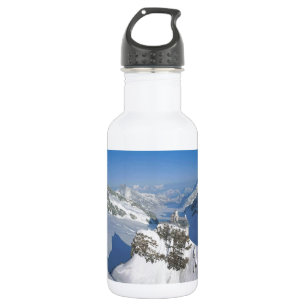 Die Schweiz, Jungfraujoch, Spitze von Europa Trinkflasche