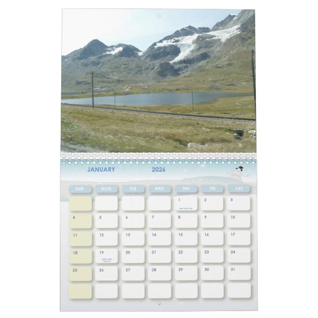 Die SCHWEIZ Kalender (Jan 2026)
