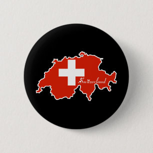 Die Schweiz-Knopf Button