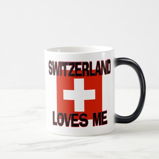 Die Schweiz-Lieben ich Verwandlungstasse (Rechts)