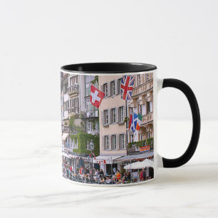 Die Schweiz, Luzerne, mittelalterliche Ufergegend Tasse