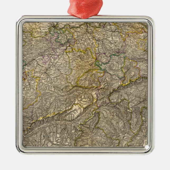 Die Schweiz Ornament Aus Metall (Vorne)