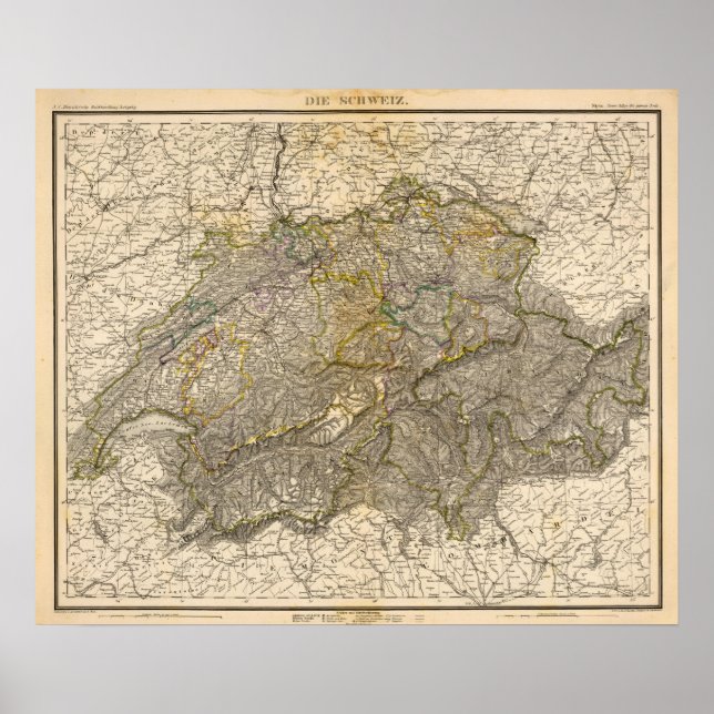 Die Schweiz Poster (Vorne)