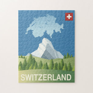 Die Schweiz-Reise-Plakat
