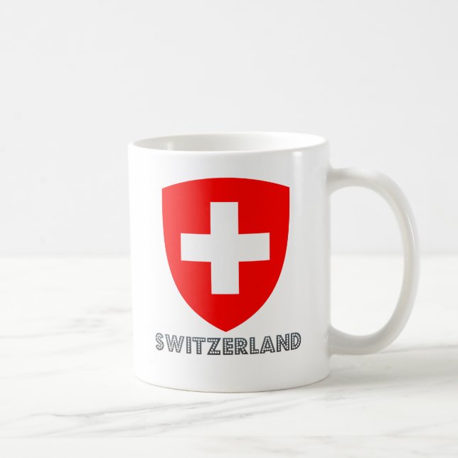Die Schweiz-Wappen Kaffeetasse (Rechts)