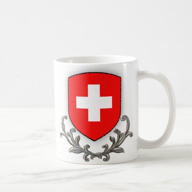 Die Schweiz-Wappen-Tasse Kaffeetasse (Rechts)