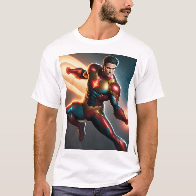 Die Schwerkraft, das benebelte Metall: Der Superhe T-Shirt (Vorderseite)