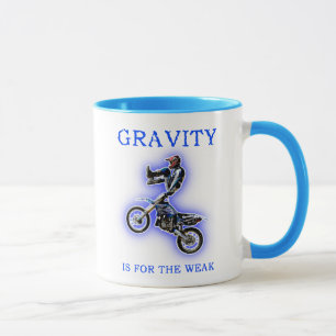 Die Schwerkraft ist für die schwache Tasse des Da