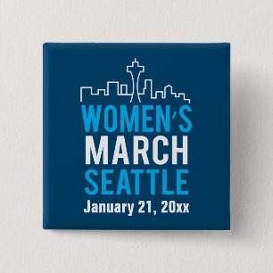 Die Schwester-März Seattle Januar der Frauen Button