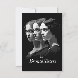 Die Schwestern Brontë Dankeskarte