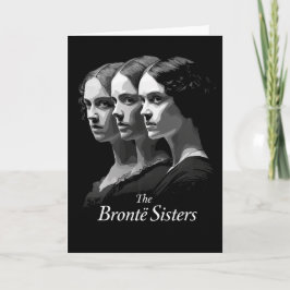 Die Schwestern Brontë Feiertagskarte