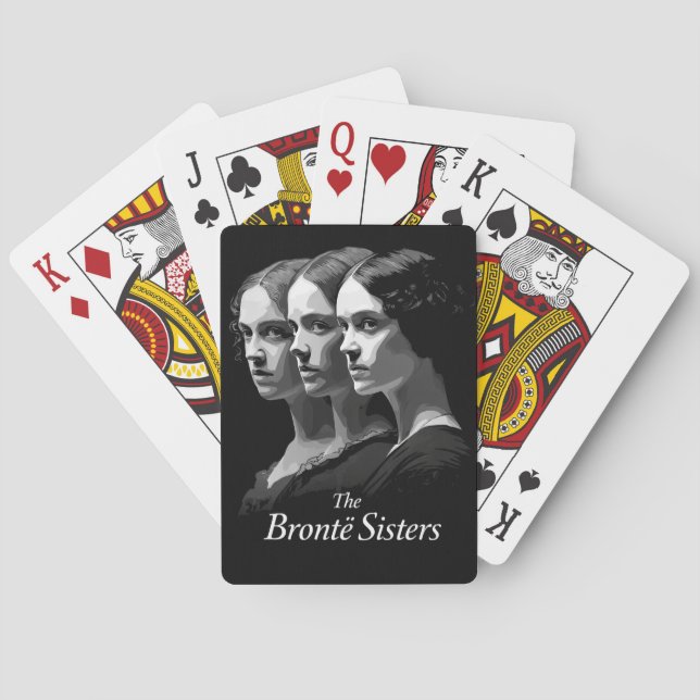 Die Schwestern Brontë Spielkarten (Rückseite)