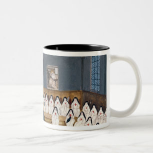 Die Schwestern der Abtei Zweifarbige Tasse