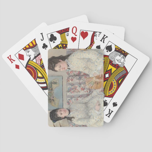 Die Schwestern (von Berthe Morisot) Spielkarten (Rückseite)