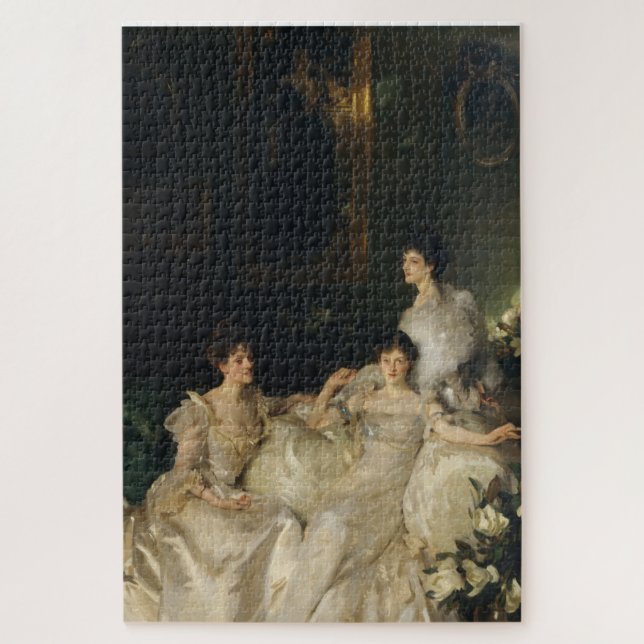 Die Schwestern von Wyndham von John Singer Sargent (Vertikal)