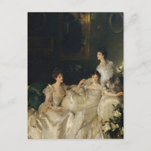 Die Schwestern von Wyndham von John Singer Sargent Postkarte