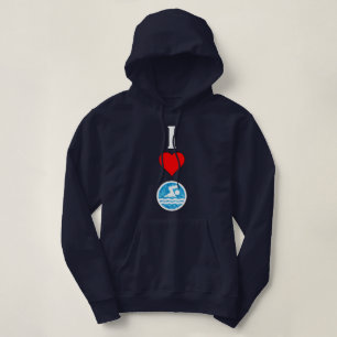 Die Schwimmen-u. des Tauchschwimmer-I Liebe der Hoodie