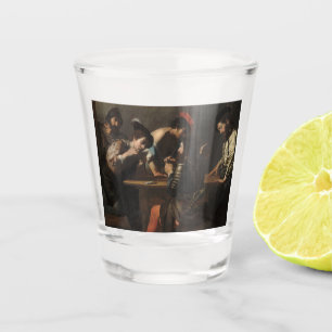 Die Schwindler, Söldner Spielkarten Schnapsglas