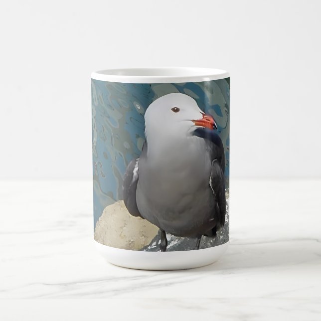 Die Seagull Larry Day Ken Gage Bird Fotografie Kaffeetasse (Mittel)