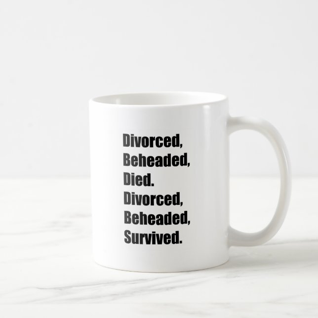 Die sechs Ehefrauen von Henry VIII Kaffeetasse (Rechts)