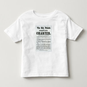 Die sechs Punkte der Charter der Leute Kleinkind T-shirt