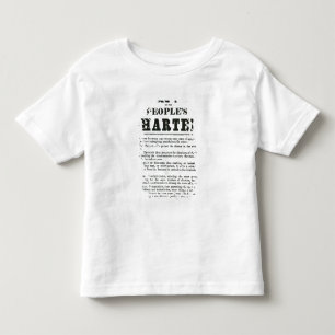 Die sechs Punkte der Charter der Leute Kleinkind T-shirt