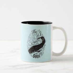 Die Seebrise ist- Parfüm Zweifarbige Tasse