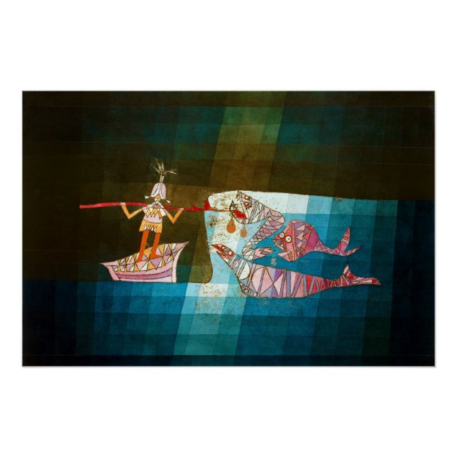 Die Seefahrer, Paul Klee Poster (Vorderseite)