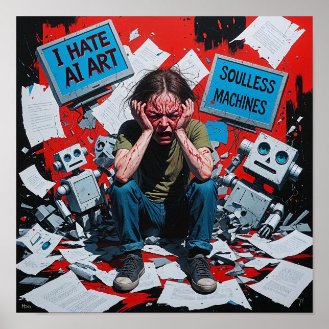 Die seelenlose Maschine: 7 Poster (Vorne)