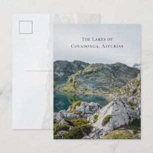 Die Seen von Covadonga, Asturien, Spanien Reise Postkarte