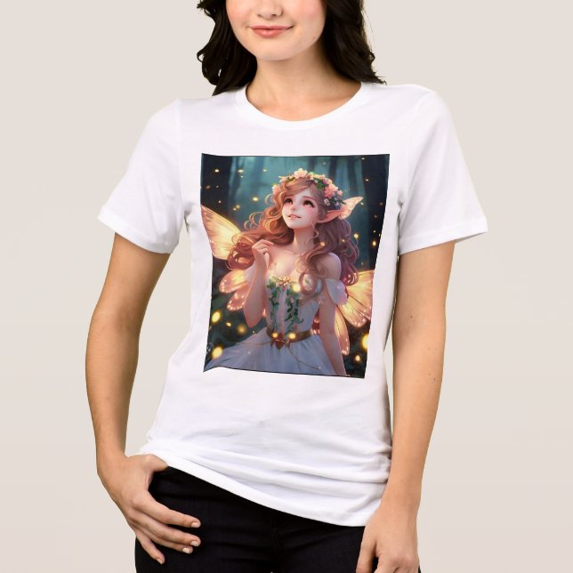 Die segensreiche Leinwand der weiblichen Königin,  Tri-Blend Shirt (Vorderseite)