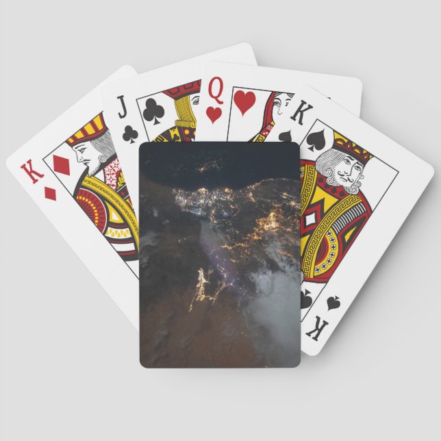 Die Sehenswürdigkeiten von Jazan und seine Vororte Spielkarten (Rückseite)