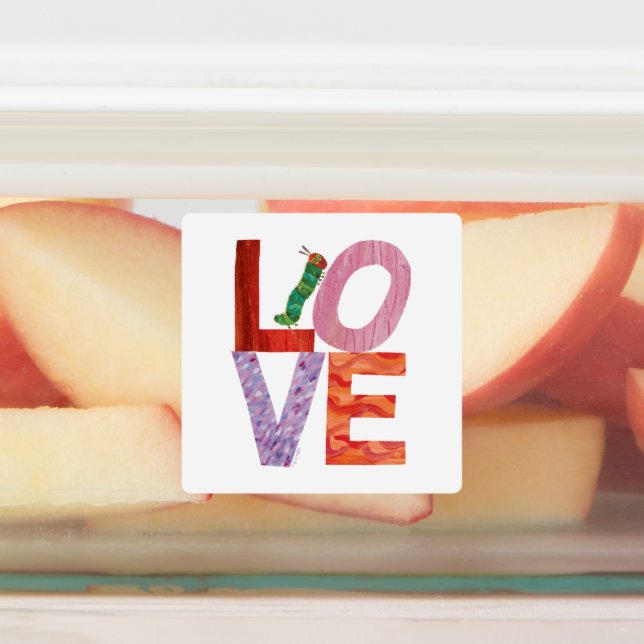 Die sehr hungrige Raupe | LIEBE Etiketten (Befestigt)