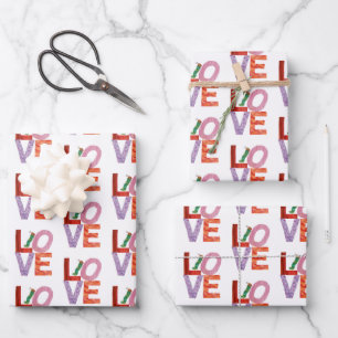 Die sehr hungrige Raupe LIEBE Geschenkpapier Set