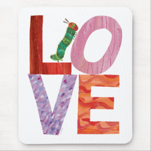 Die sehr hungrige Raupe LIEBE Mousepad