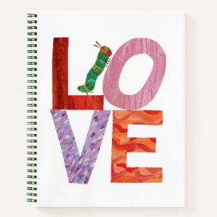 Die sehr hungrige Raupe LIEBE Notizbuch
