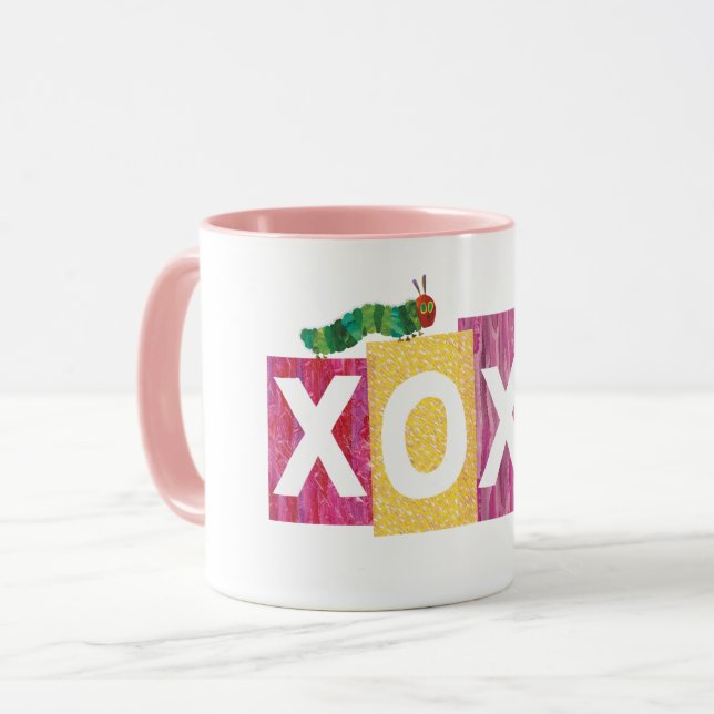 Die sehr hungrige Raupe | XOXO Tasse (Vorderseite Links)