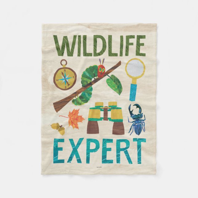 Die sehr unglückliche Raupe des Wildtierexperten Fleecedecke (Vorderseite)