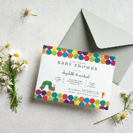 Die sehr unglückliche Raupe Kinderdusche Einladung