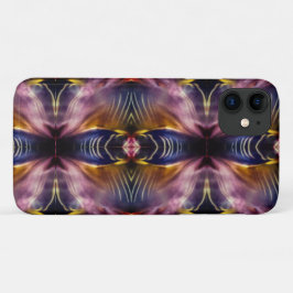 Die seidene Wiederholung in schwarz und bordeauxro Case-Mate iPhone Hülle