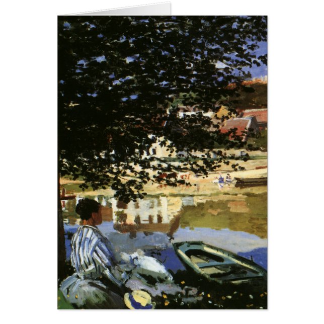 Die Seine-Bank, Bennecourt von Claude Monet (Vorne)