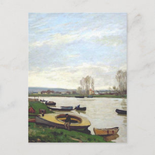Die Seine in Argenteuil von Sisley Postkarte