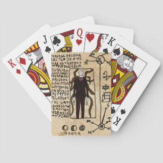 Die Seiten des Nekronomikars Spielkarten