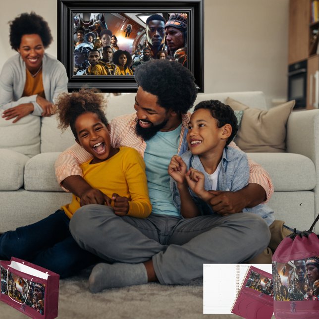 Die Sekhmet-Crew Notizblock (Get the full "Sekhmet Starship" collection at  https://bit.ly/BlackFutureZazzle)