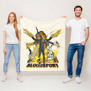 Die Selbstmordkommando Bloodsport Action Graphic Fleecedecke