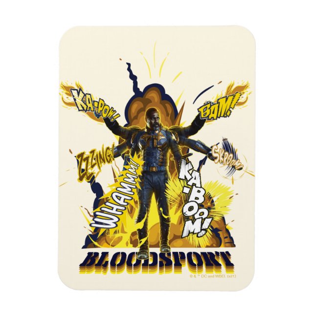 Die Selbstmordkommando | Bloodsport Action Graphic Magnet (Vertikal)
