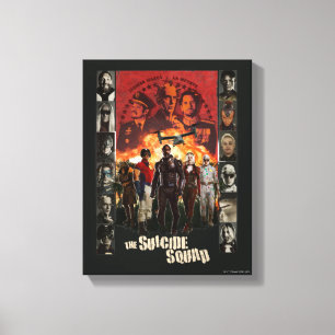 Die Selbstmordkommando Exlposit Character Roster Leinwanddruck